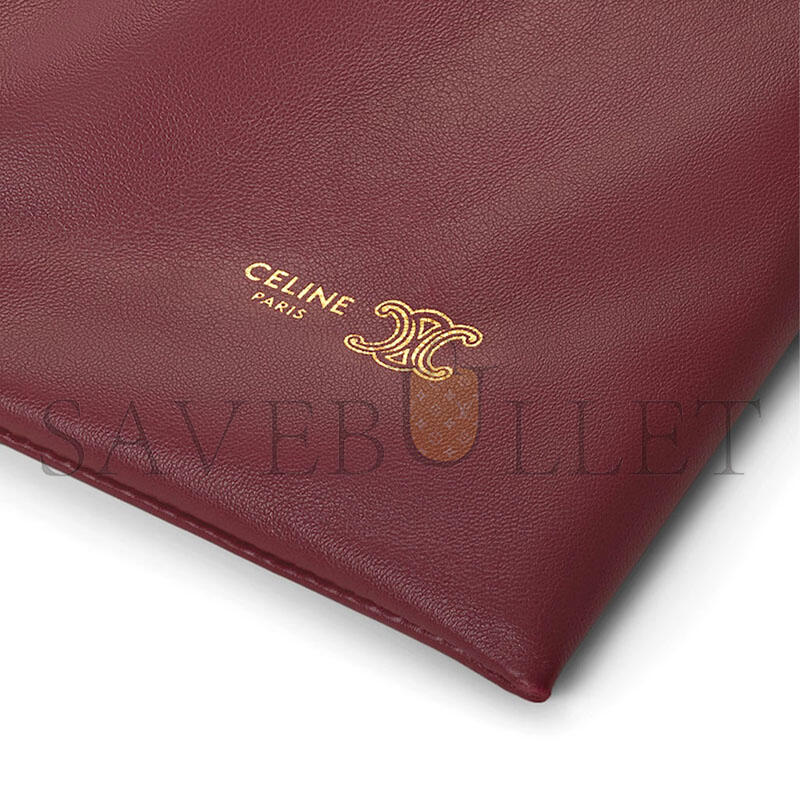 CELINE SMALL CRYSTAL POUCH HANDBAG 123662J79.28PO (32*29*0.5cm)